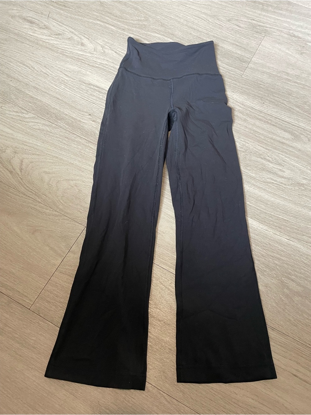 lululemon athletica Black Wide High-Rise Yoga Pants